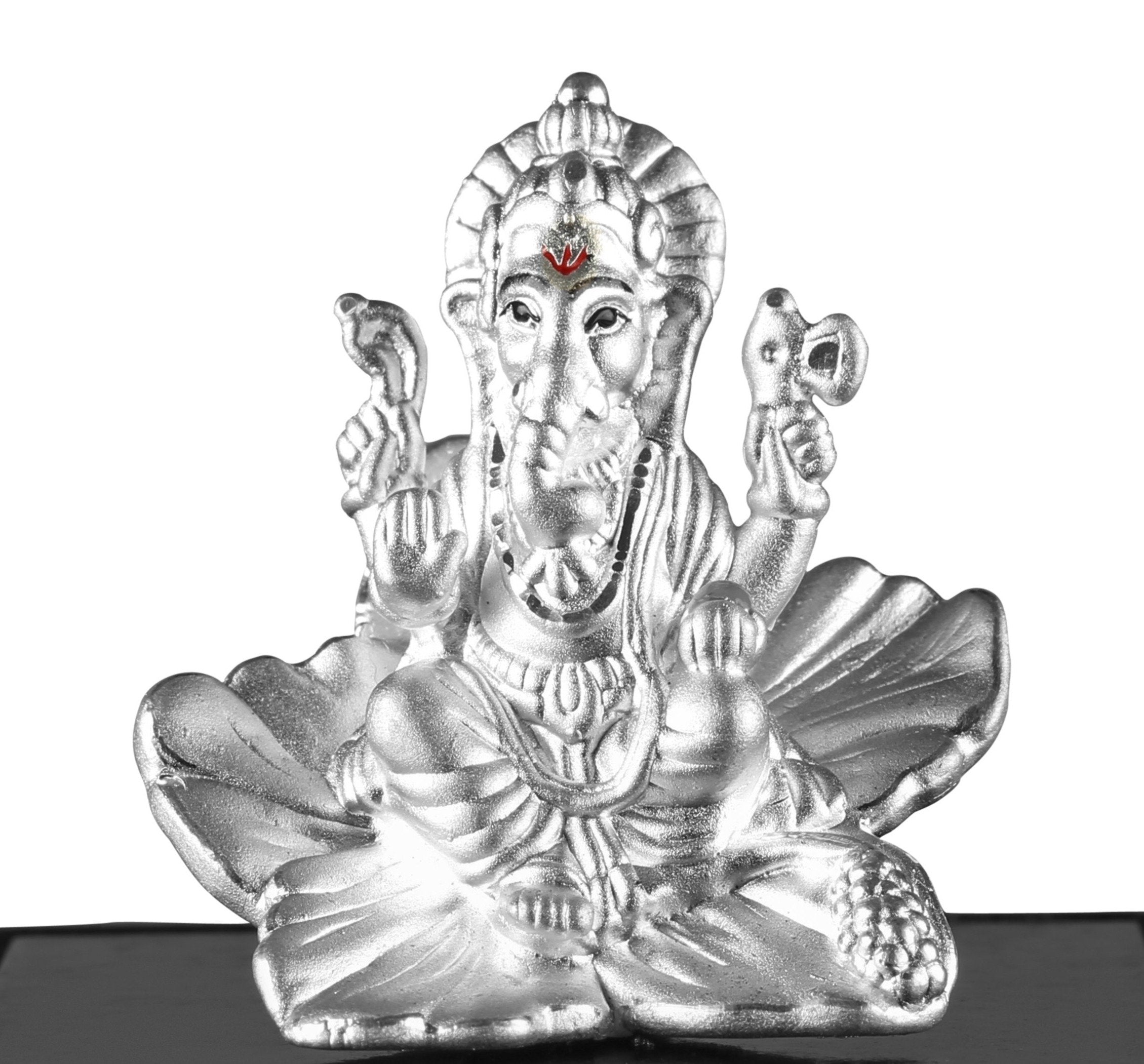 999 Pure Silver Ganesha Idol By Krysaliis Isvara - Krign_Ms16 Idols