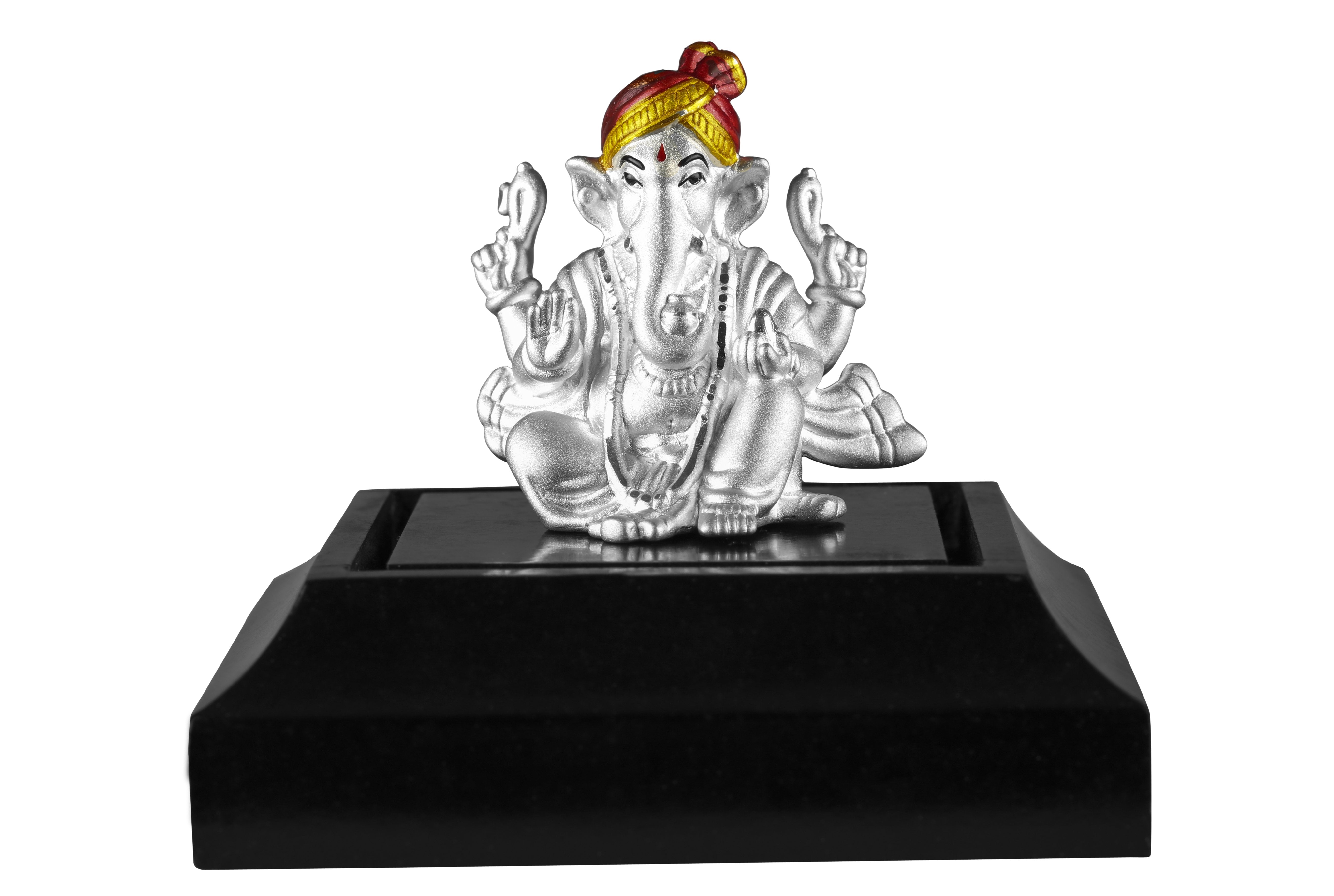 999 Pure Silver Ganesha Idol By Krysaliis Isvara - Krign_Ms20 Idols