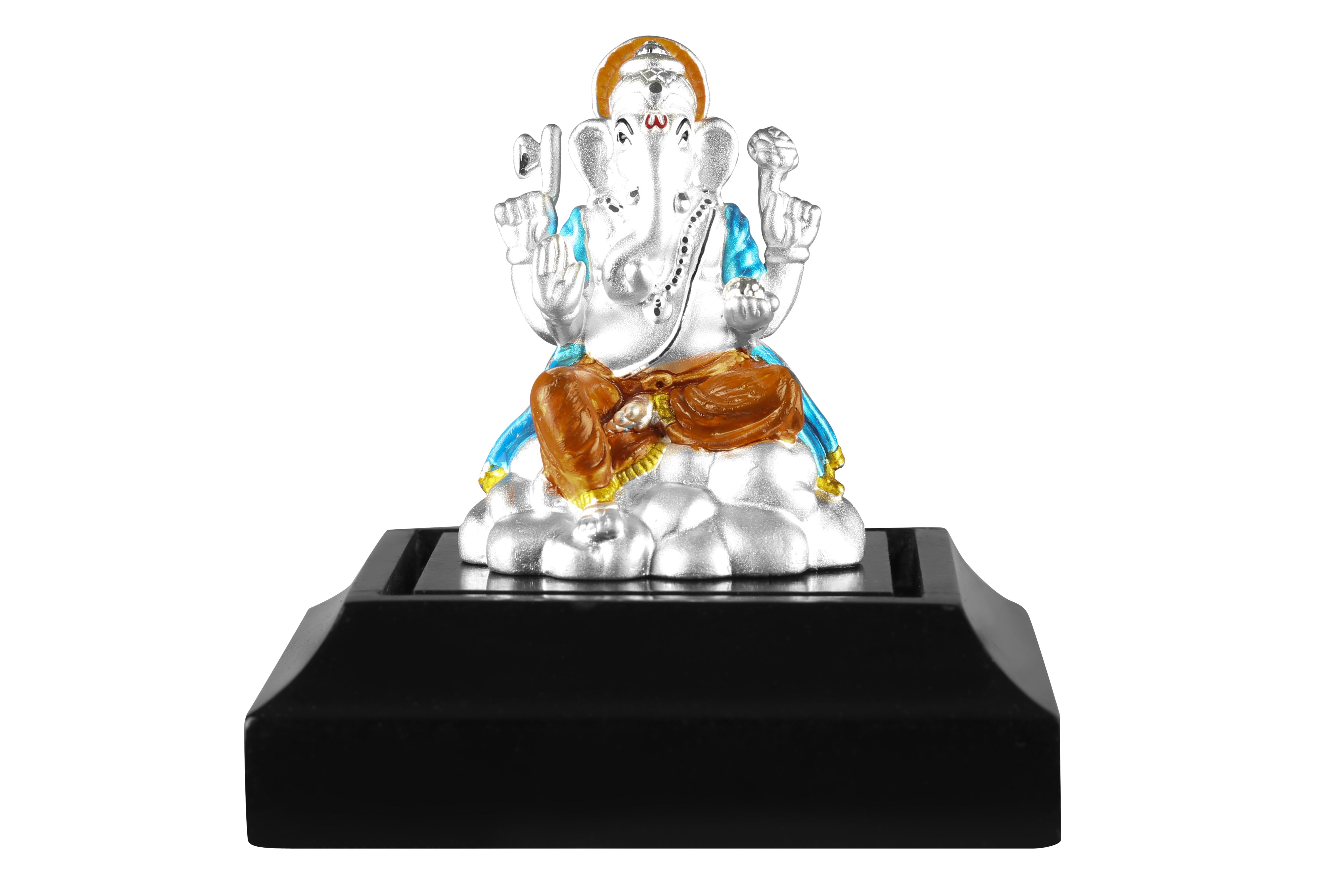 999 Pure Silver Ganesha Idol By Krysaliis Isvara - Krign_Ms21 Idols