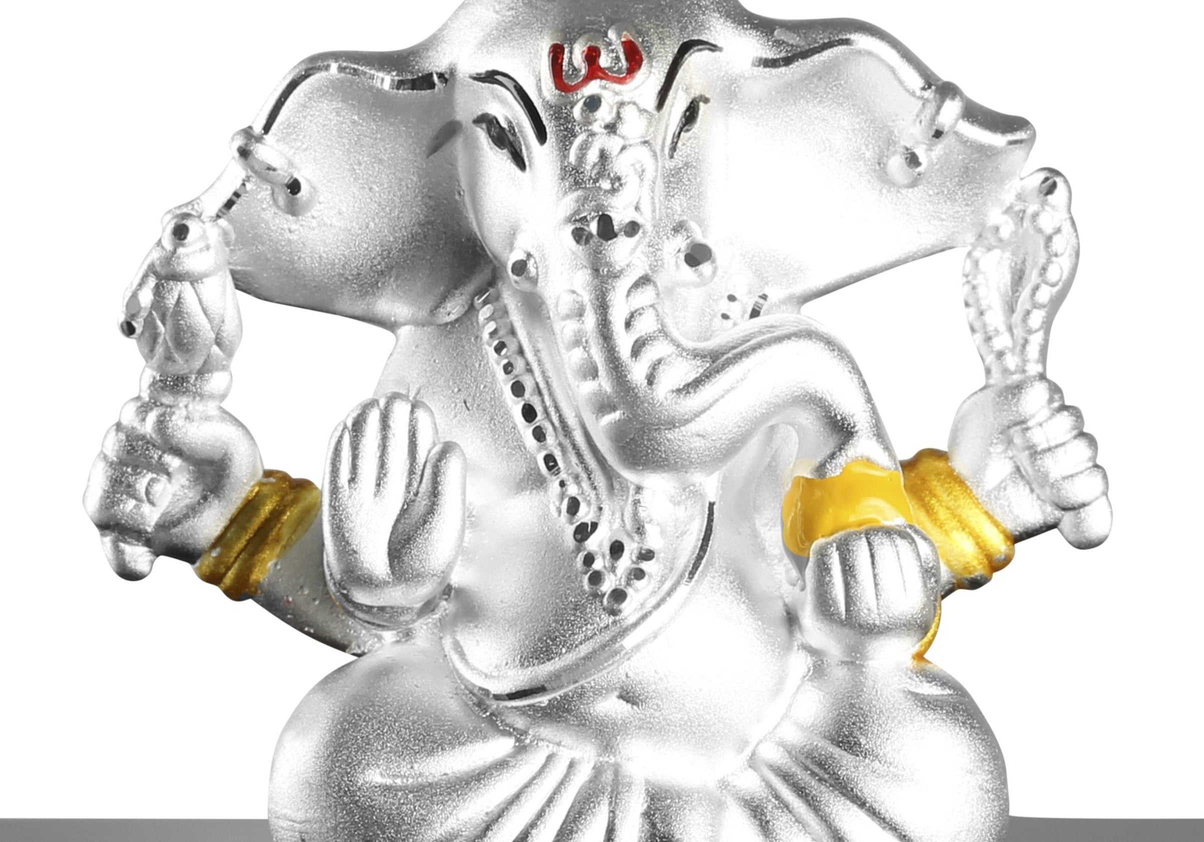 999 Pure Silver Ganesha Idol By Krysaliis Isvara - Krign_Ms27 Idols