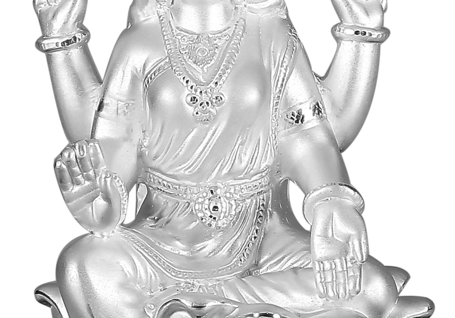 999 Pure Silver Goddess Laxmi Idol By Krysaliis Isvara Idols