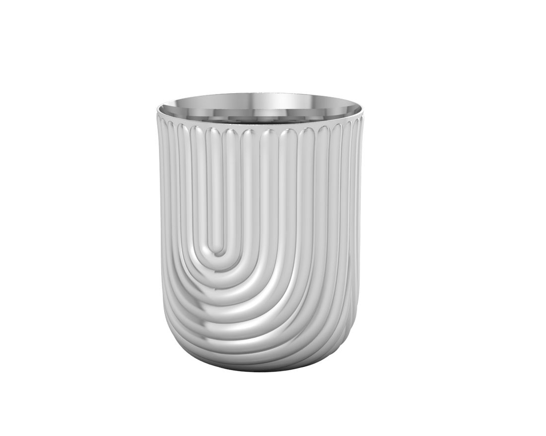 Sterling Silver Glass - Luxurious Opulence Drinking Glasses