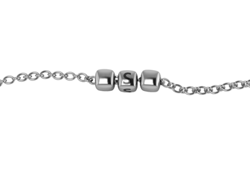 Sterling Silver Rakhi Bracelet With Oxidised Dice Cubes For Boys & Men
