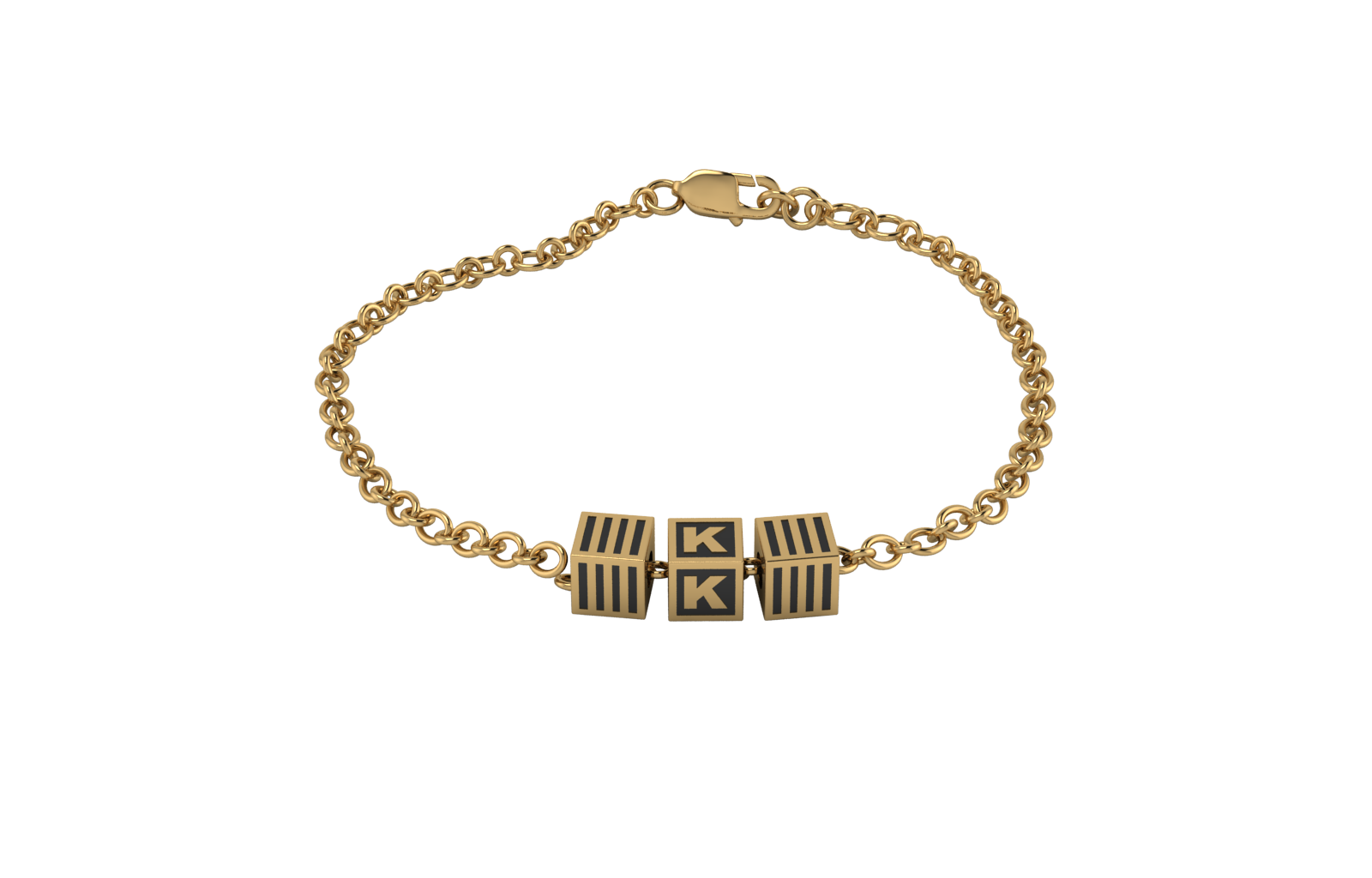 Manufacturer of 916 gold men's plain bracelet mpb288 | Jewelxy - 182016