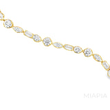 Radiant Mixed-Cut Moissanite Bracelet