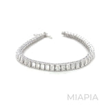 Elysian Emerald Cut Tennis Bracelet