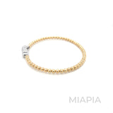 Snap & Swirl Diamond Cluster Bracelet