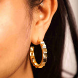 Mosaic Cuff Hoops