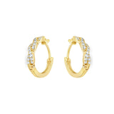 Cascading Sparkle Hoops