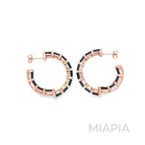 Midnight Luxe Hoops