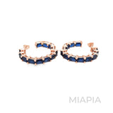 Midnight Luxe Hoops