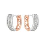 Radiant Duo-Tone Hoops