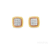 Vintage Chic Square Studs