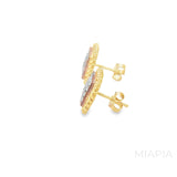 Vintage Chic Square Studs