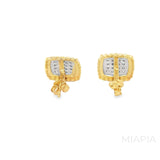 Vintage Chic Square Studs