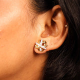 Luxe Weave Studs