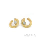 Woven Radiance Hoops