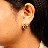 Crescent Flame Studs