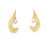 Golden Flame Studs