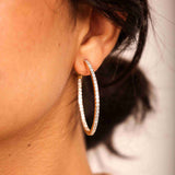 Radiant Curve Hoop Earrings