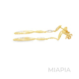 Elongated Grace Drop Earrings