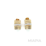 Radiant Ripple Hoops