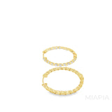 Enchanted Oval Hoops