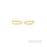 Minimalist Oval Earrings