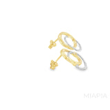 Interlace Dual-Tone Studs