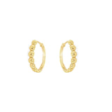 Beaded Elegance Hoops