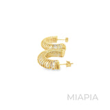 Spiral Hoops with Hidden Pearls