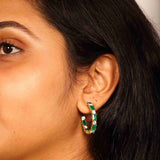 Emerald Enchant Hoops