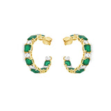 Emerald Enchant Hoops