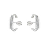 Angular Elegance Ear Cuffs