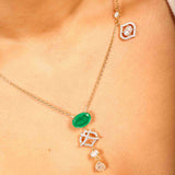 Emerald Elegance Pendant Necklace
