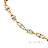 Gilded Link Statement Necklace