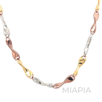 Tri Coloured Twisted Chain