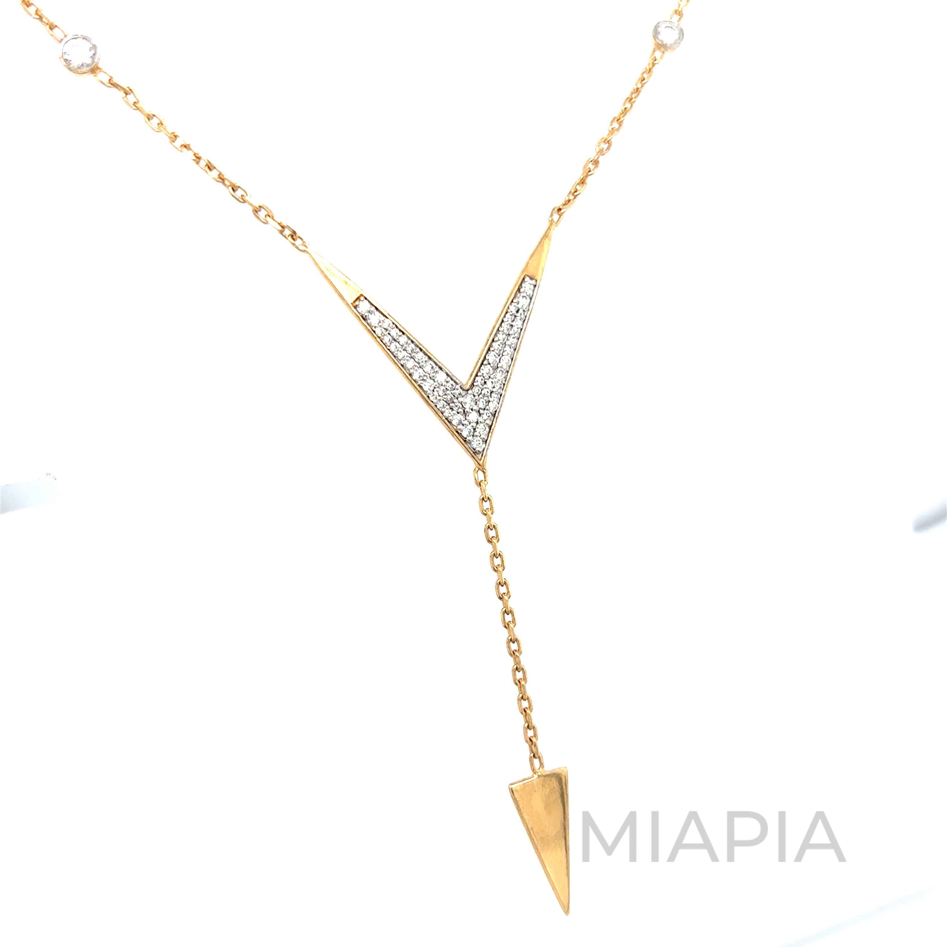 Arrowhead Y-Necklace