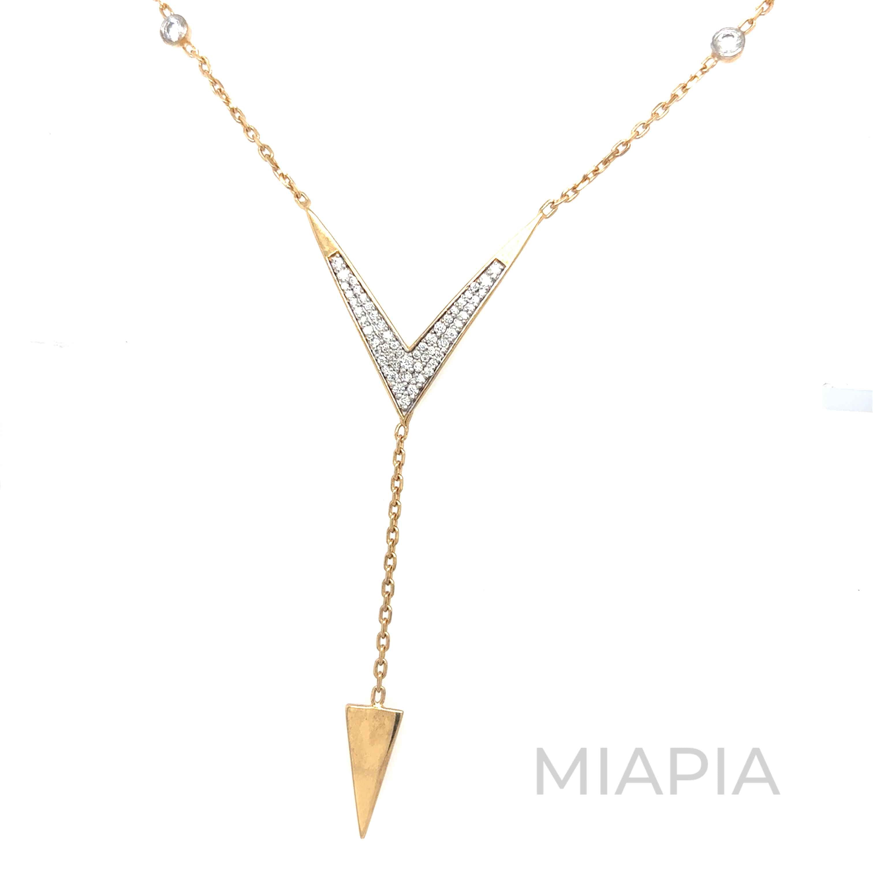 Arrowhead Y-Necklace