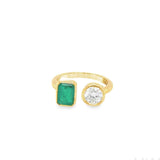 Tête-à-Tête Emerald Spark Ring