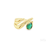 Emerald Cascade Ring