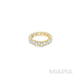 Pear Elegance Eternity Ring