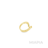 Sculpted Flow Statement Ring