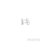 1-Carat Cushion Cut Bezel Studs