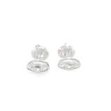 1-Carat Marquise Bezel Studs