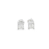 2.5-Carat Princess Cut Studs