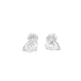 4-Carat Pear Shape Studs