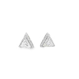 3-Carat Triangle Studs