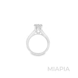 Radiance Pavé Solitaire Ring