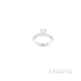 Classic Pave Solitaire Ring